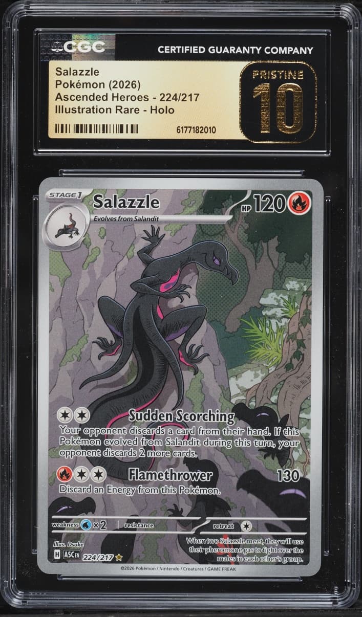 Pokemon Mega Evolution Ascended Heroes IR Salazzle #224