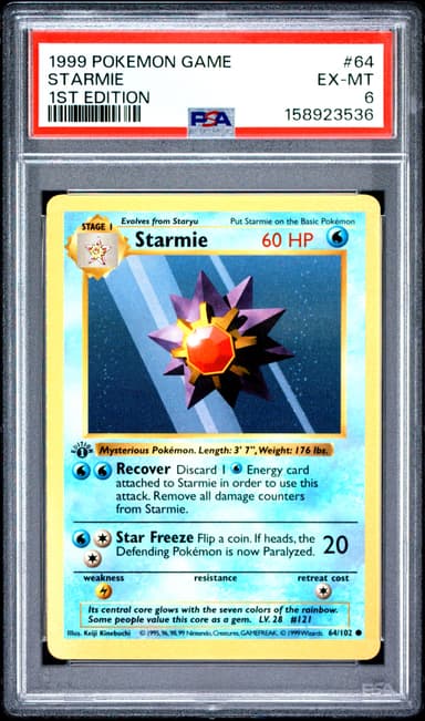 Starmie 1st Edition