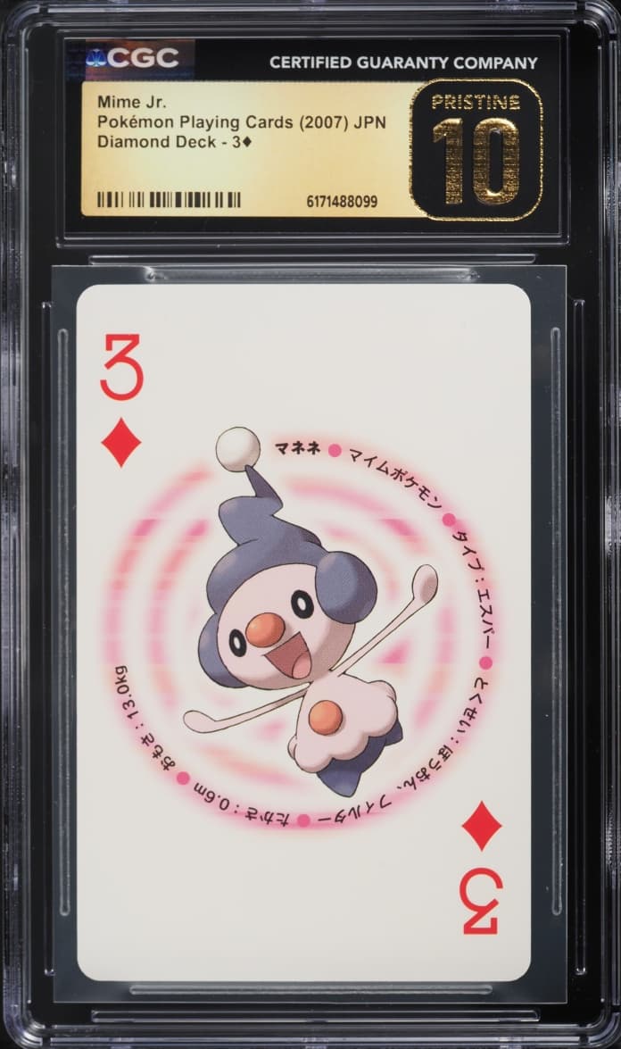Pokemon Japanese Playing Cards Diamond Deck Mime Jr. #3