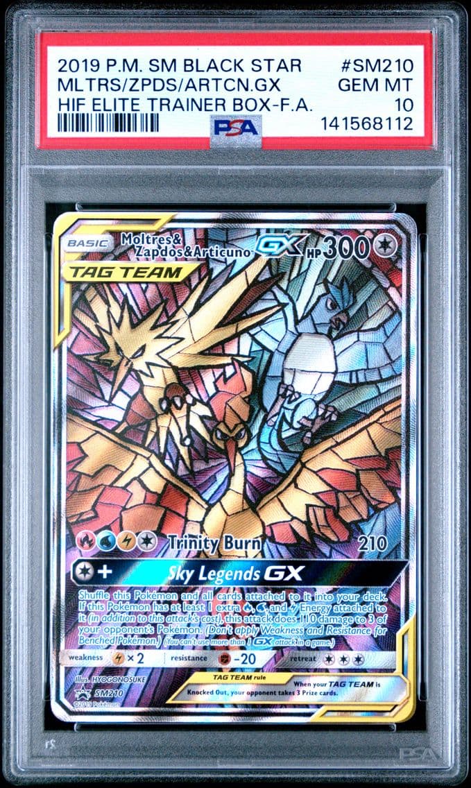 2019 #SM210 Full Art/Moltres & Z