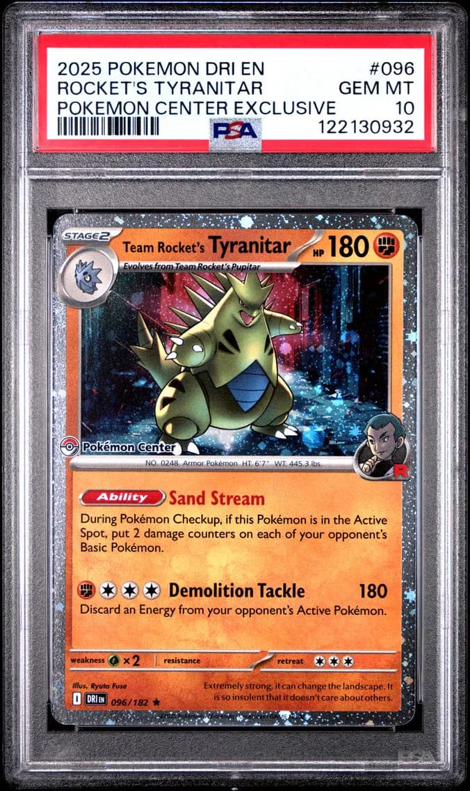 2025 #096 Team Rocket's Tyranita
