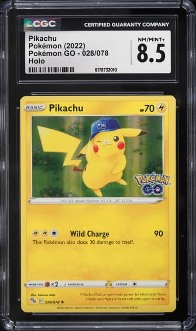 Pokemon Sword & Shield GO Holo Pikachu #28