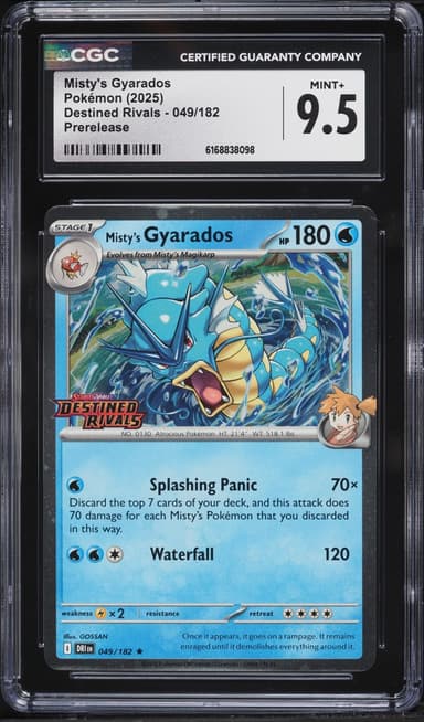 Pokemon Scarlet & Violet Destined Rivals Prerelease Misty's Gyarados #49