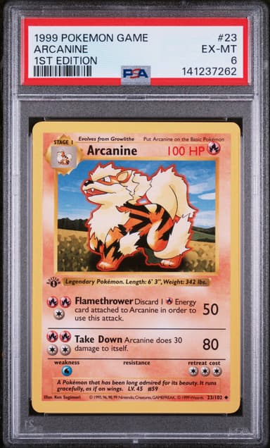 Arcanine 1st Edition