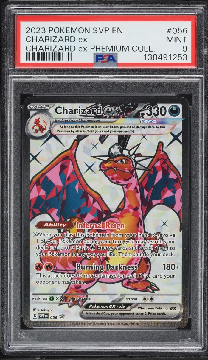 Pokemon Scarlet & Violet Promo Premium Collection Full Art Charizard EX #56