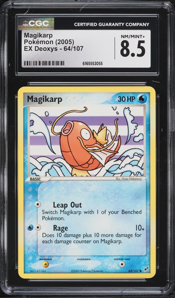 Pokemon EX Deoxys Magikarp #64