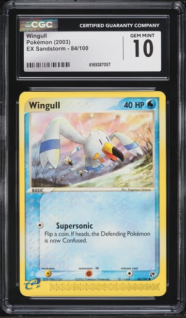 Pokemon EX Sandstorm Wingull #84