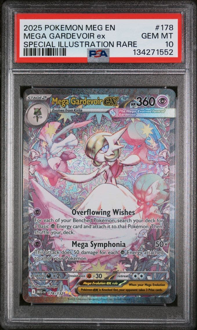 2025 #178 Mega Gardevoir EX PSA 