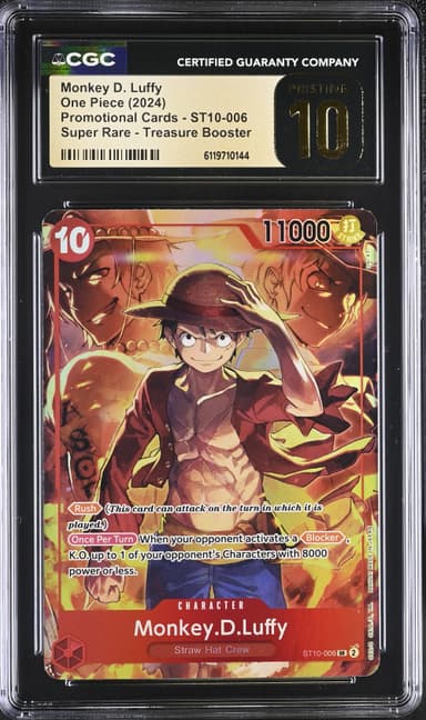 Promotional Cards - English Monkey D. Luffy SR Treasure Booster
