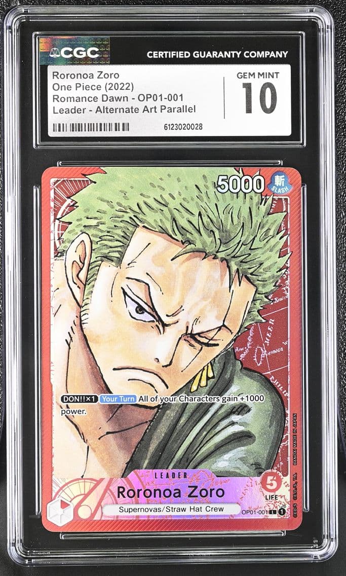 2022 #OP01-001 Roronoa Zoro L (M