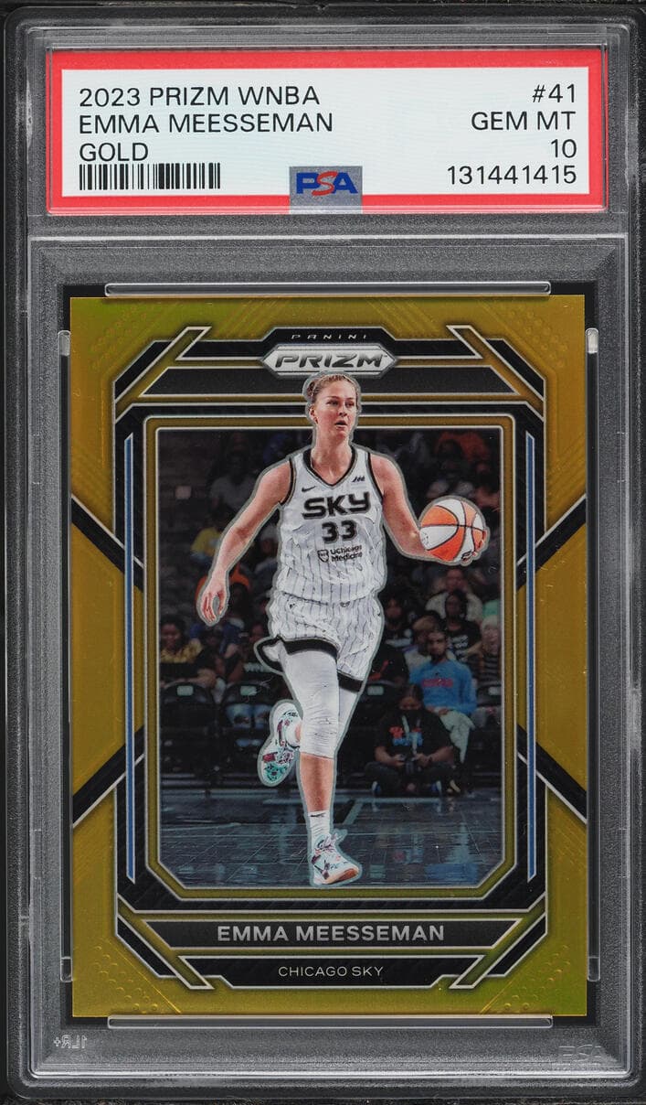 Panini Prizm WNBA Gold Emma Meesseman /10 #41