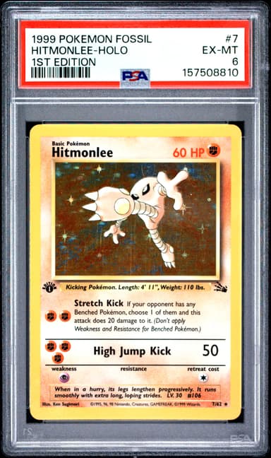 Hitmonlee-Holo 1st Edition
