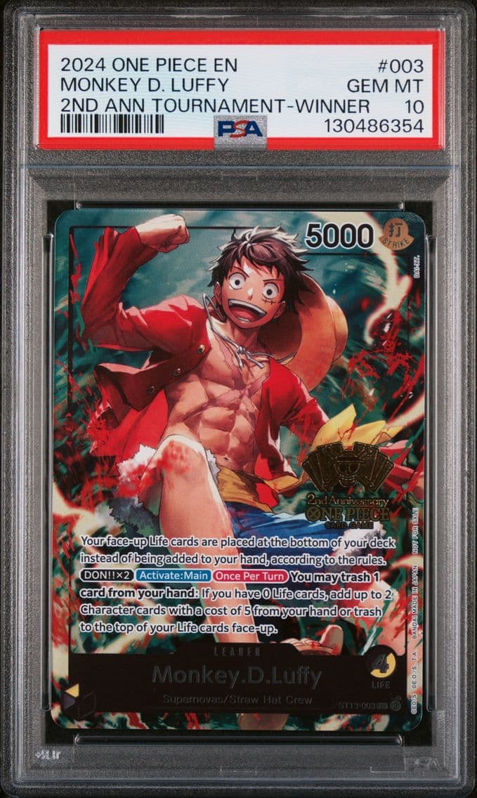 2024 #003 Monkey D. Luffy PSA 10