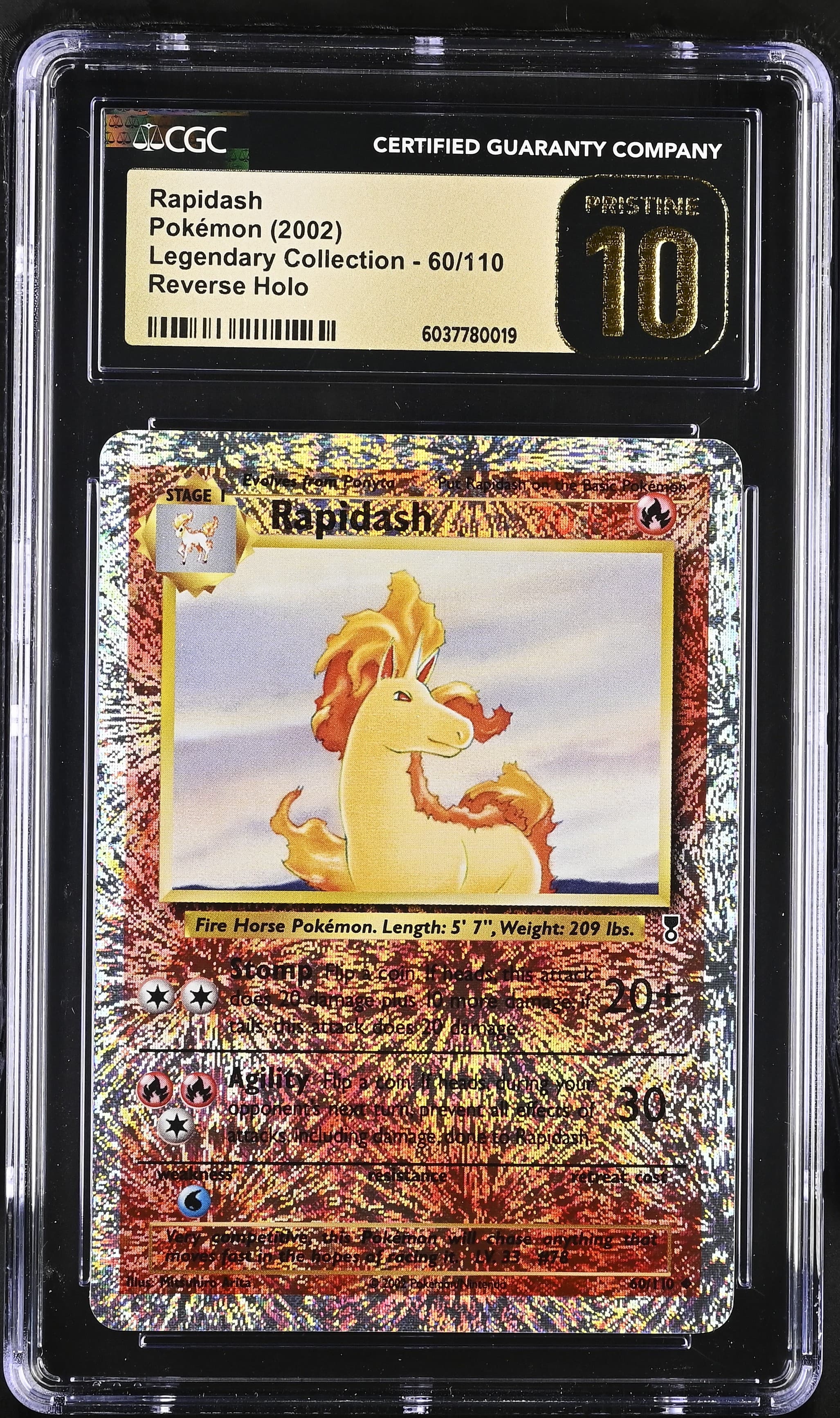 Rapidash Reverse Holo