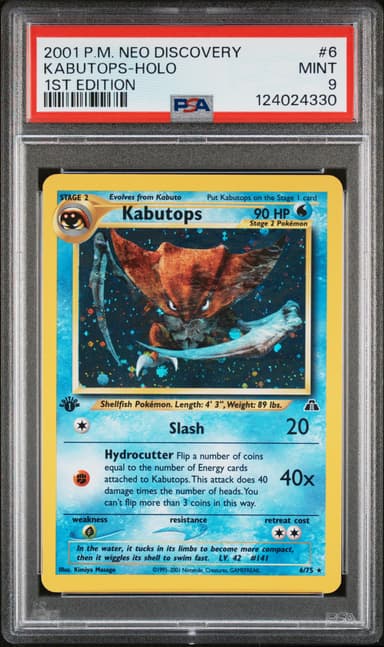 Kabutops-Holo 1st Edition