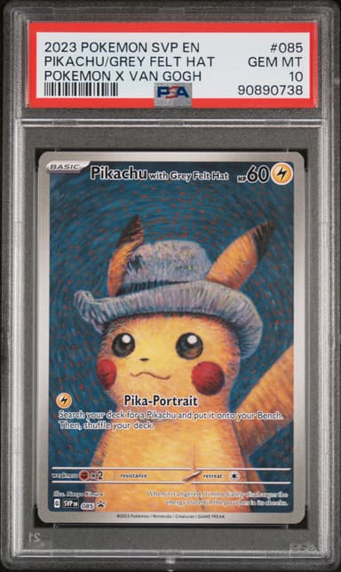 Pikachu With Grey Felt Hat