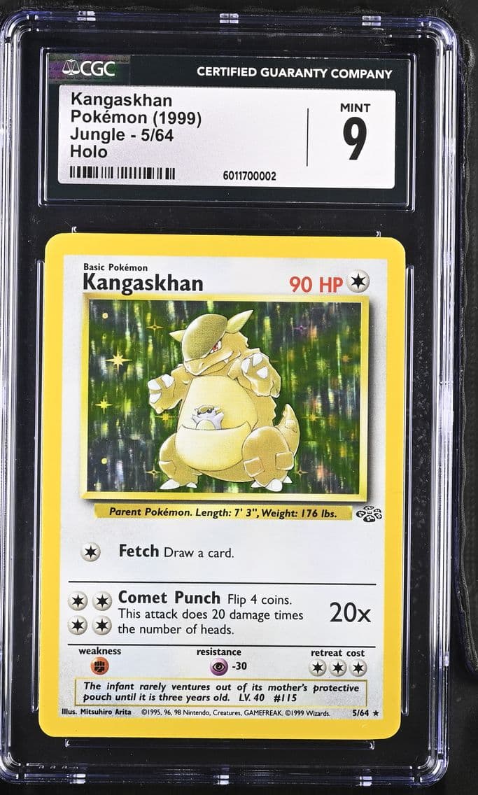 1999 #5 Kangaskhan CGC 9 Jungle 