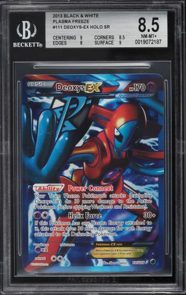 Pokemon Black & White Plasma Freeze Full Art Deoxys EX #111