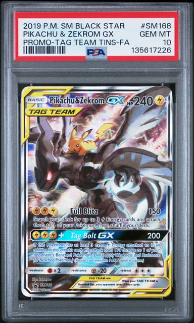Full Art/Pikachu & Zekrom GX