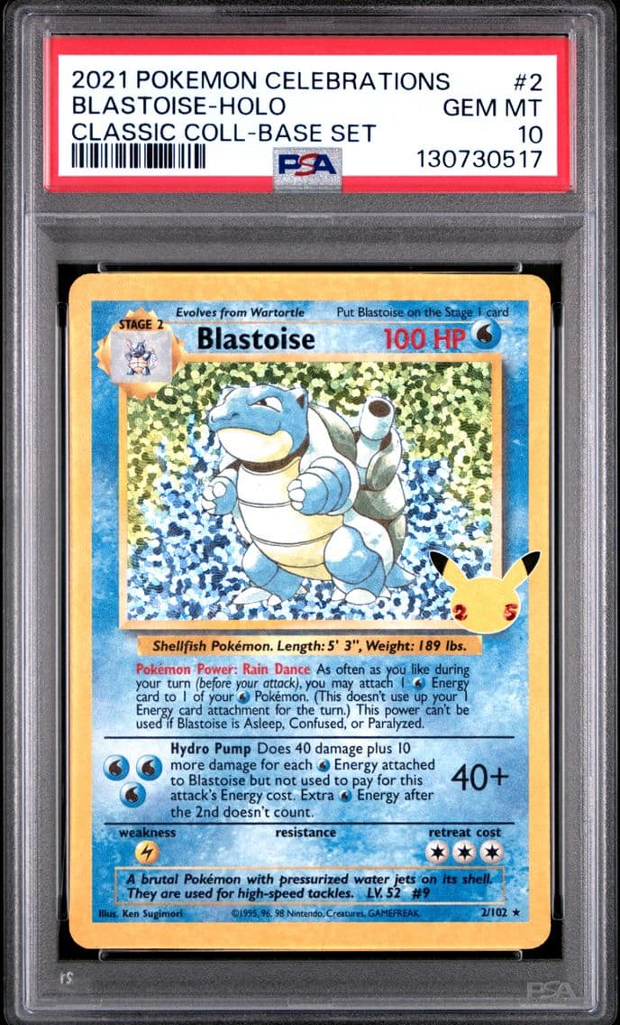 2021 #2 Blastoise-Holo PSA 10 Ce