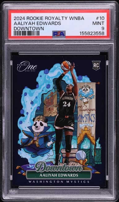Panini One And One Royalty WNBA Downtown Aaliyah Edwards ROOKIE #10