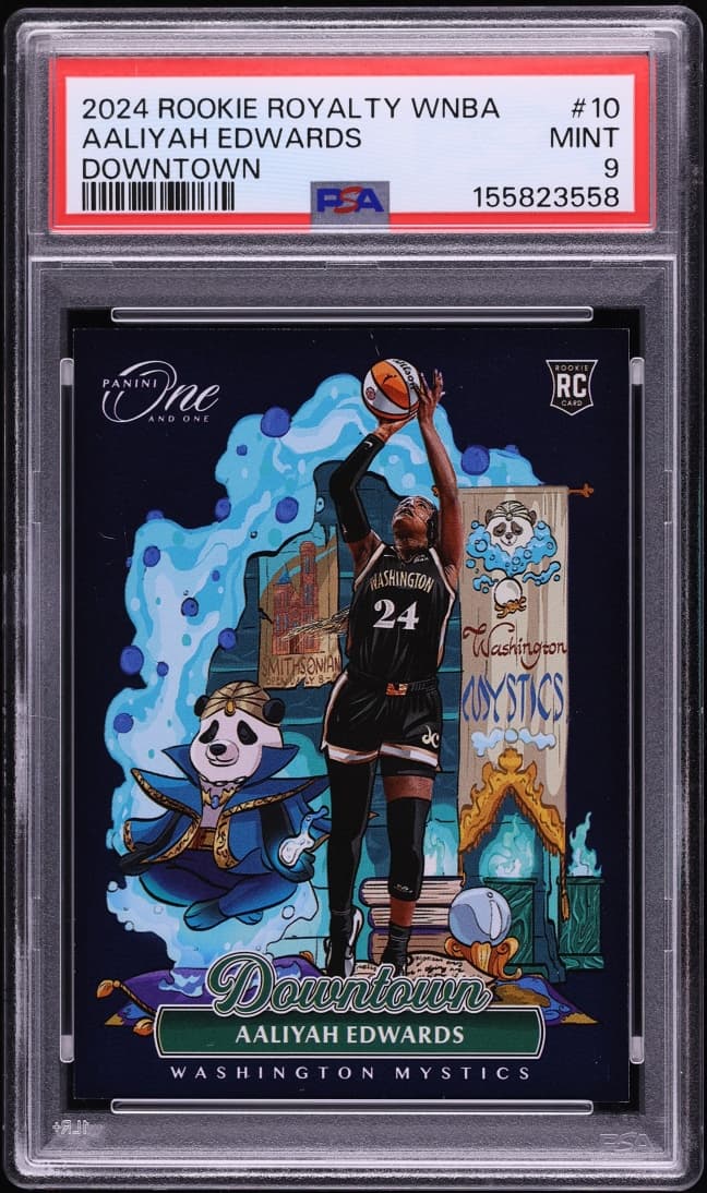 Panini One And One Royalty WNBA Downtown Aaliyah Edwards ROOKIE #10