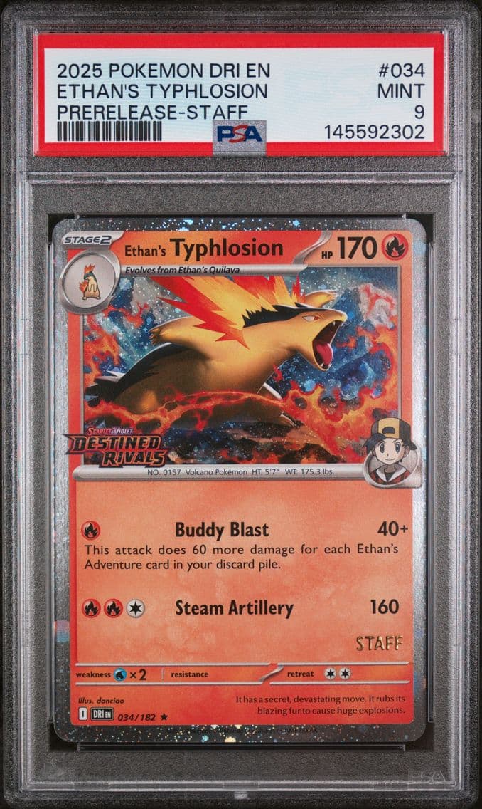 2025 #034 Ethan's Typhlosion PSA