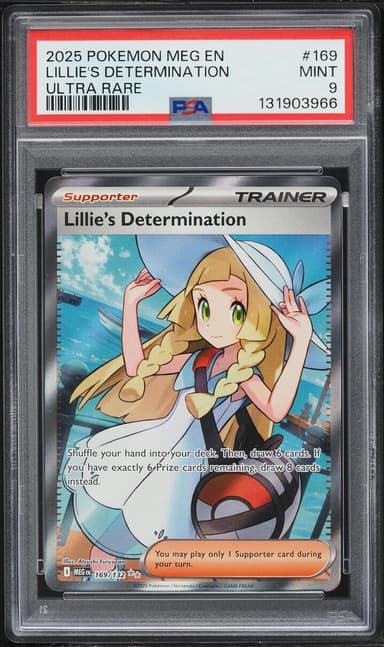 Pokemon Mega Evolution Full Art Lillie's Determination #169
