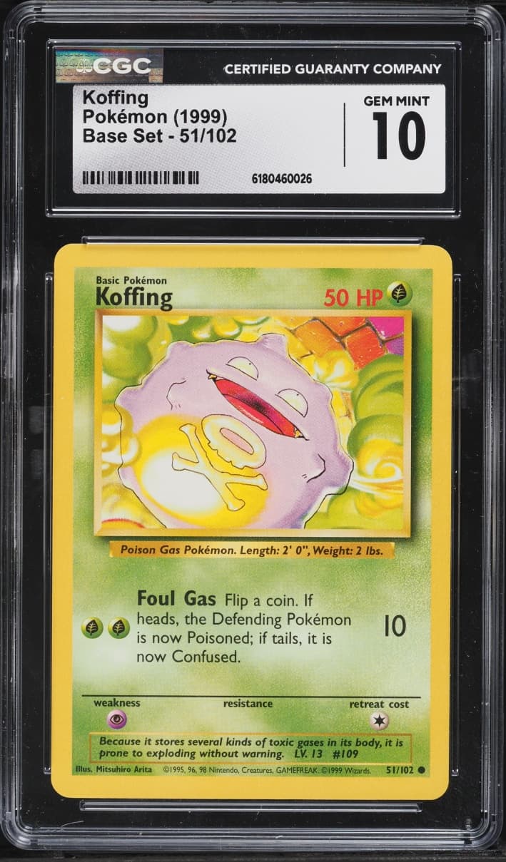 Pokemon Base Set Koffing #51