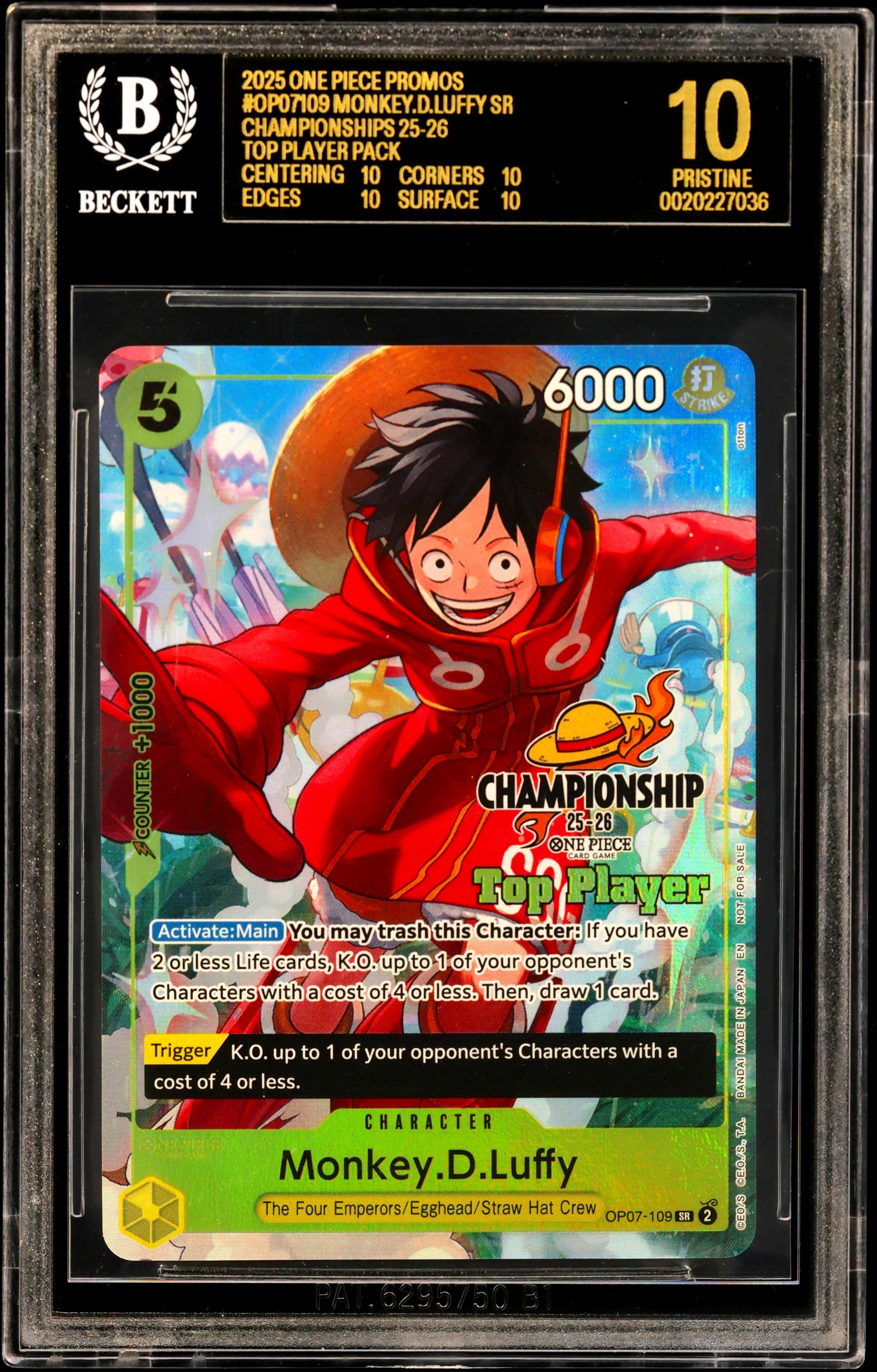 Monkey.D.Luffy SR/(Championships 25-26 Top Player Pack)