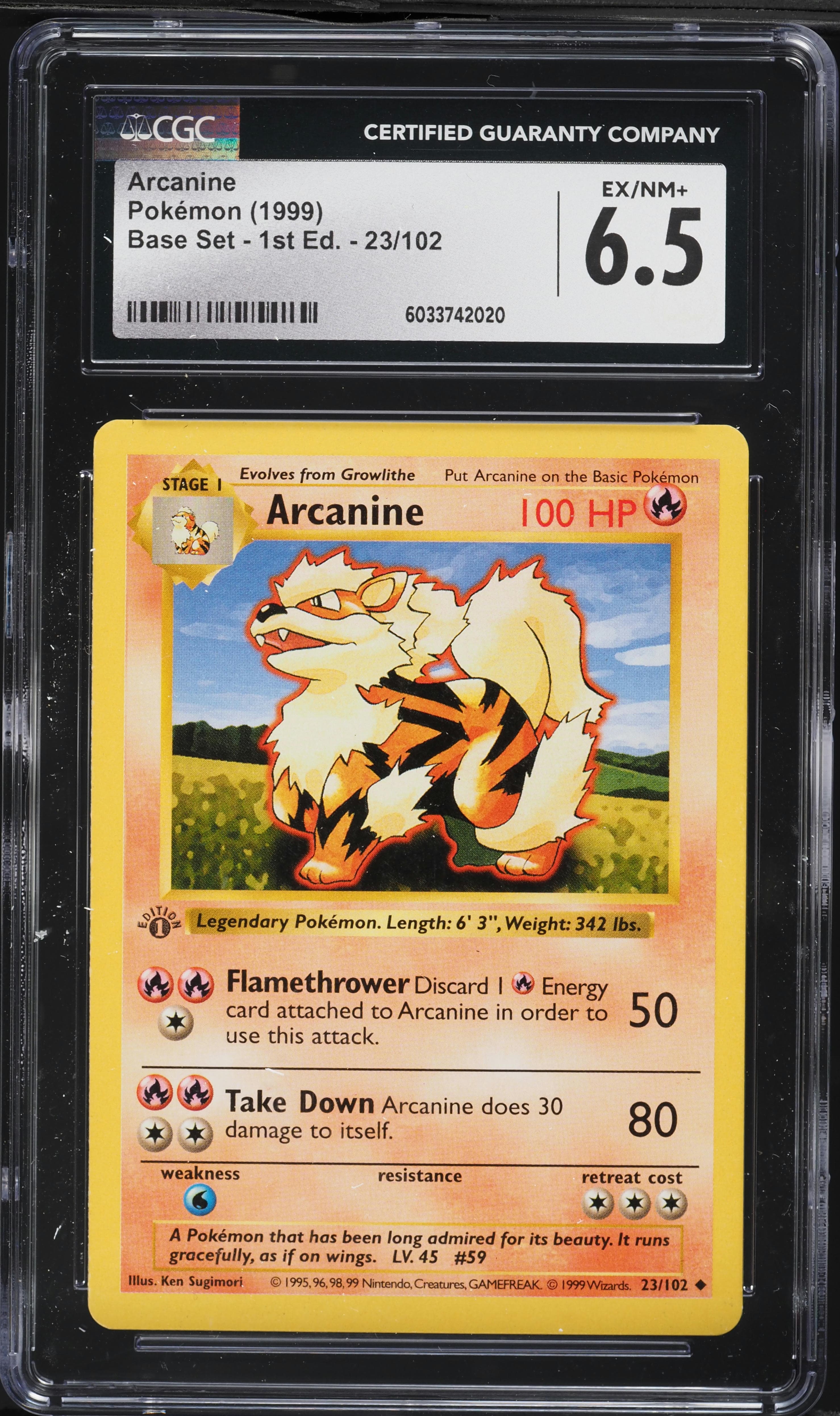 Arcanine 1st Edition