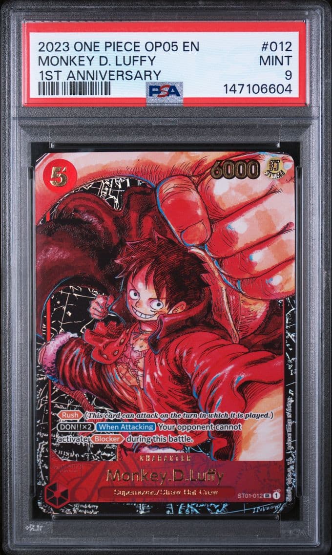 2023 #012 Monkey D. Luffy PSA 9 
