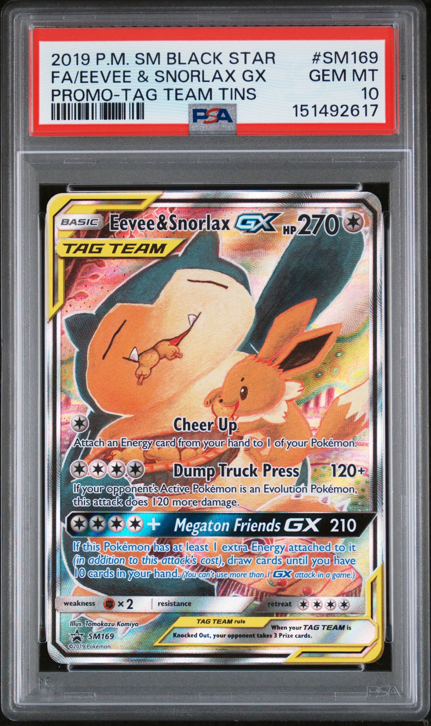 Full Art/Eevee & Snorlax GX