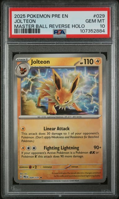 Jolteon Master Ball Reverse Holo