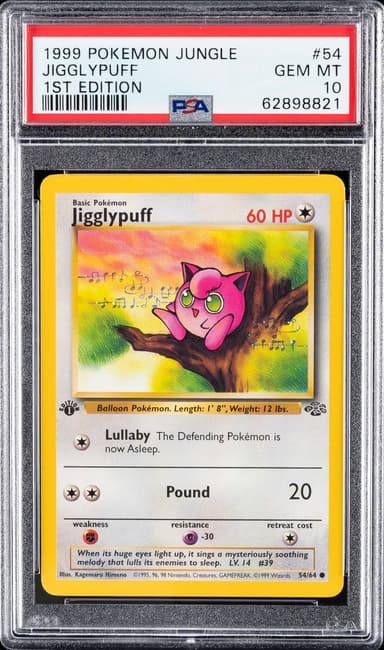 Jigglypuff 1st Edition