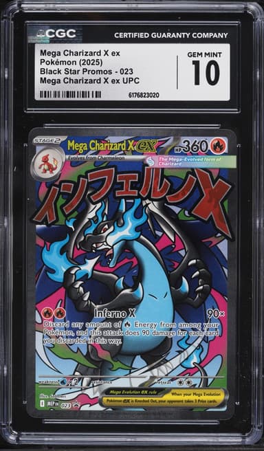 Pokemon Mega Evolution Promo Ultra Premium Full Art Mega Charizard X ex #23