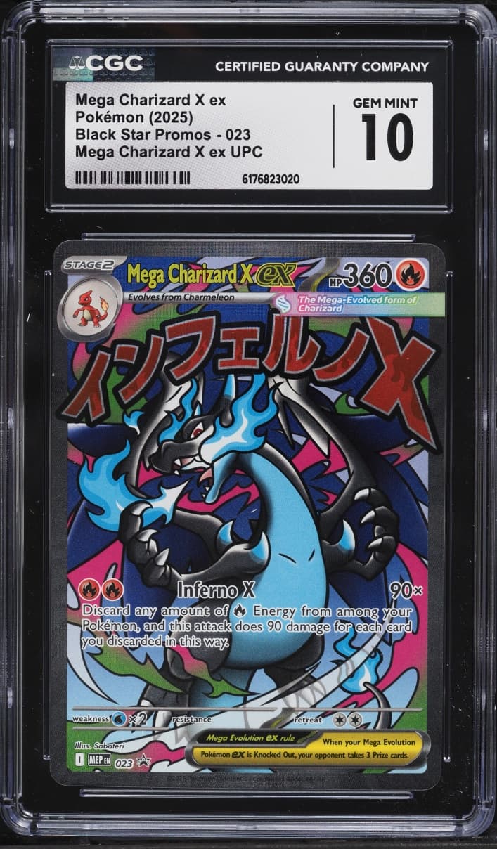 Pokemon Mega Evolution Promo Ultra Premium Full Art Mega Charizard X ex #23