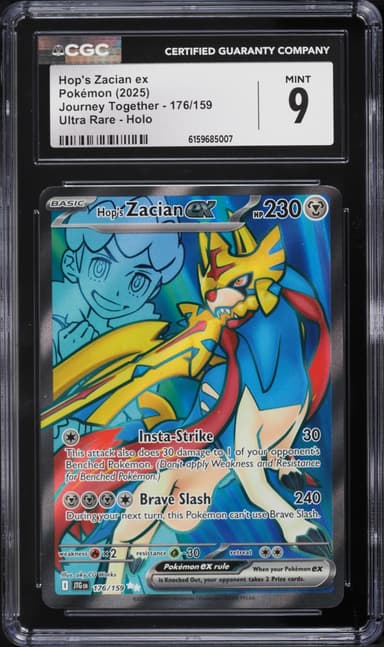 Pokemon Scarlet & Violet Journey Together Full Art Hop's Zacian Ex #176