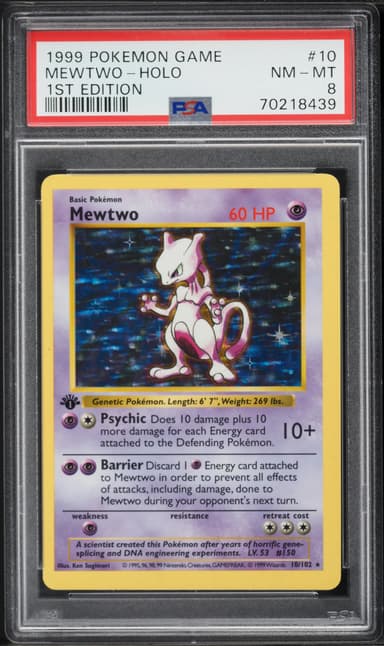 Mewtwo-Holo 1st Edition