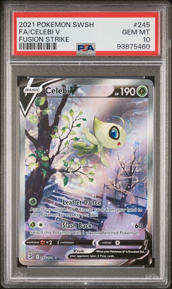 2021 #245 Full Art/Celebi V PSA 