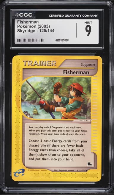 Pokemon E-Card Skyridge Fisherman #125
