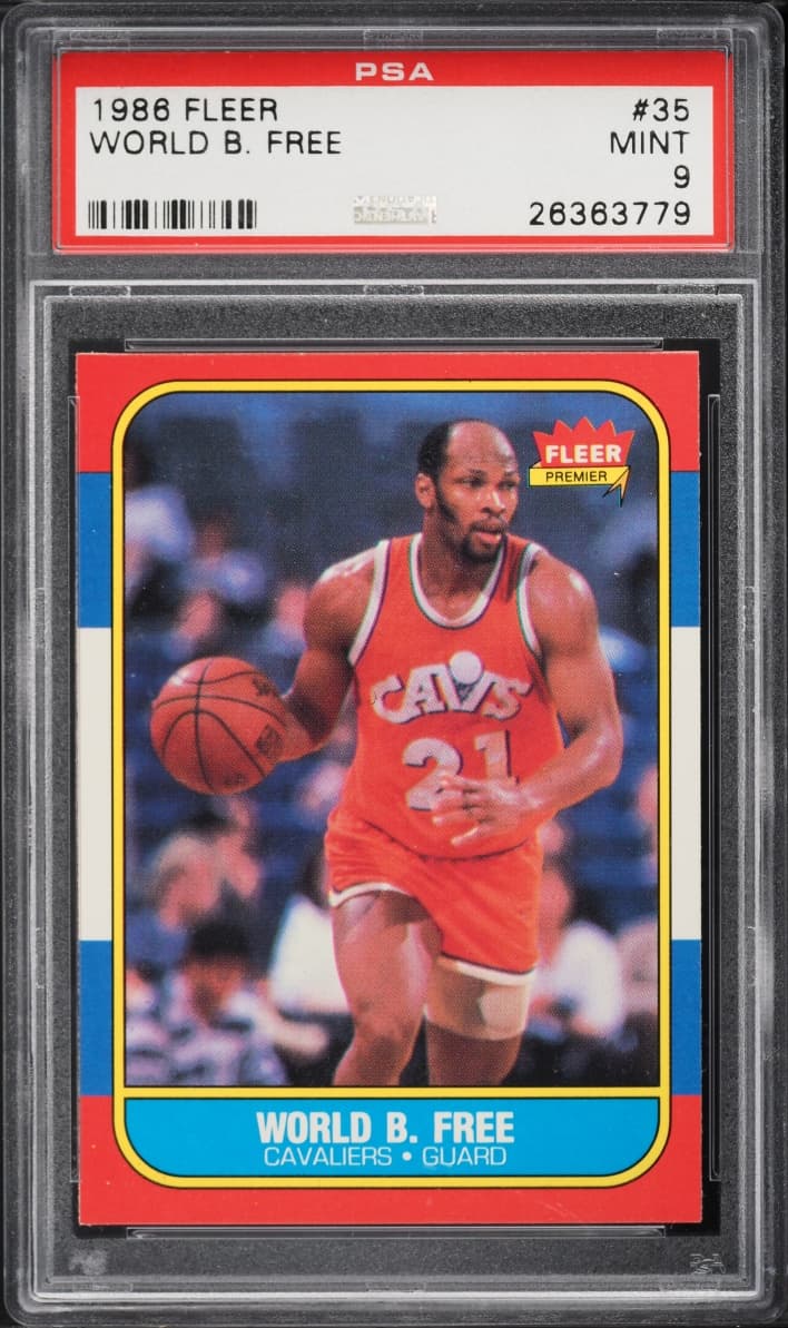 Fleer Basketball World B Free #35