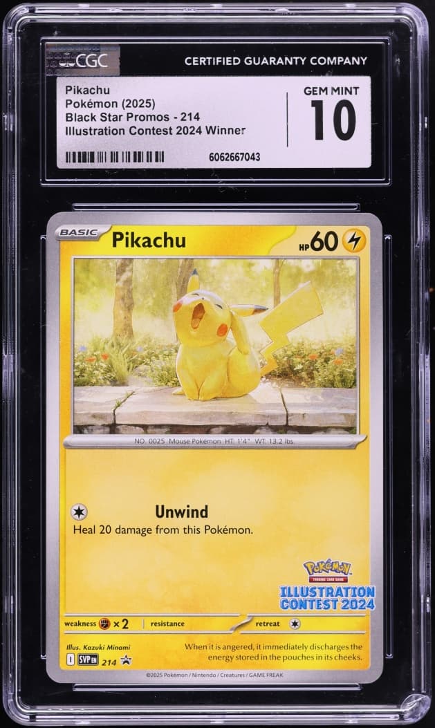 Pokemon Scarlet & Violet Promo Illustration Contest Winner Pikachu #214