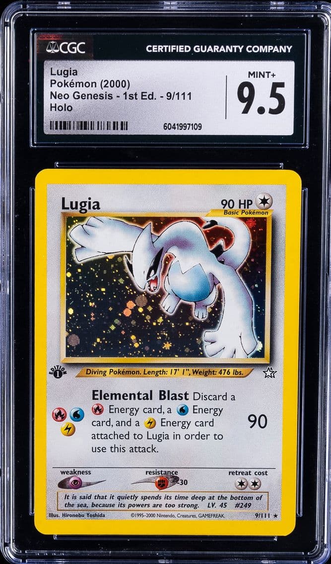 2000 #9 Lugia-Holo CGC 9.5 Neo G