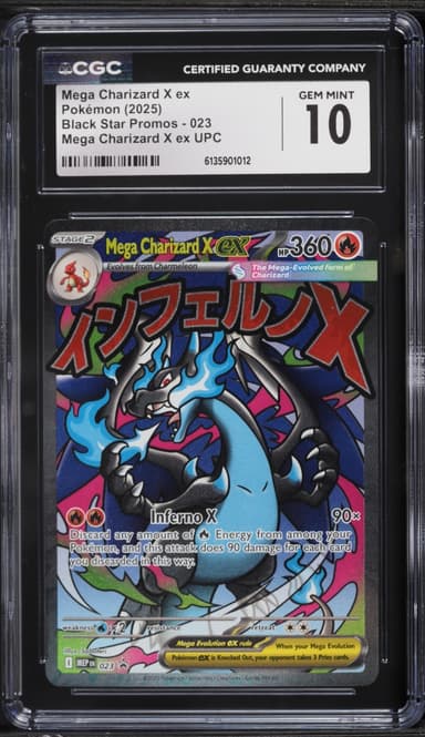 Pokemon Mega Evolution Promo Ultra Premium Full Art Mega Charizard X ex #23
