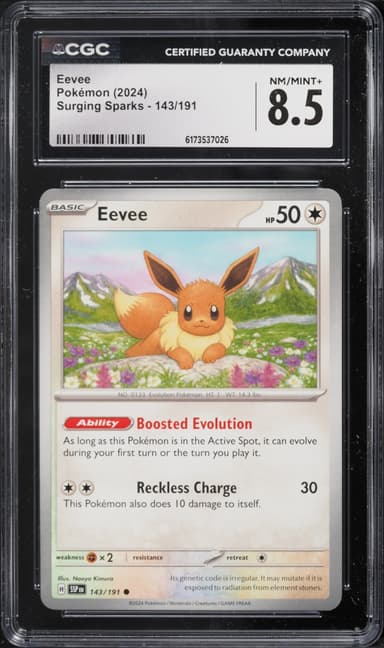 Pokemon Scarlet & Violet Surging Sparks Eevee #143