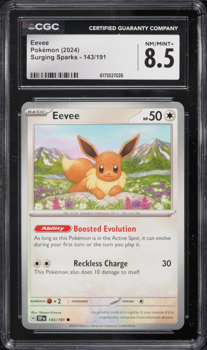 Pokemon Scarlet & Violet Surging Sparks Eevee #143