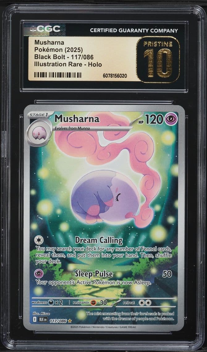 2025 #117 Musharna CGC 10 Pristi