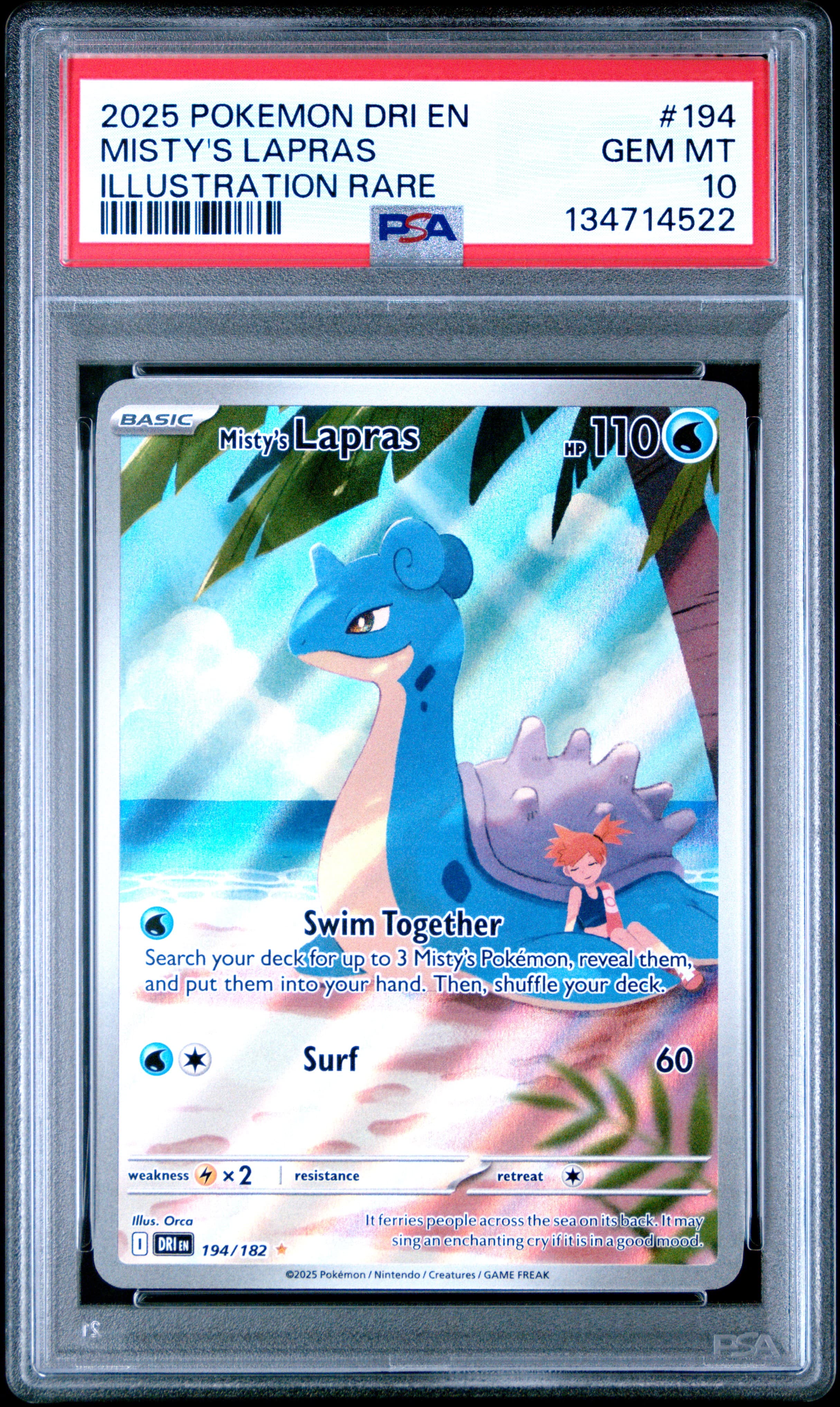 Misty's Lapras