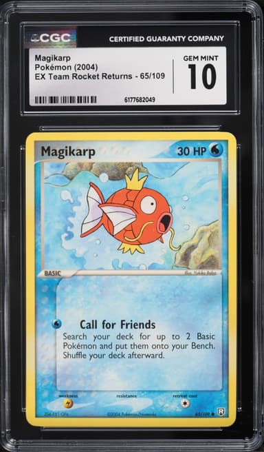 Pokemon EX Team Rocket Returns Magikarp #65